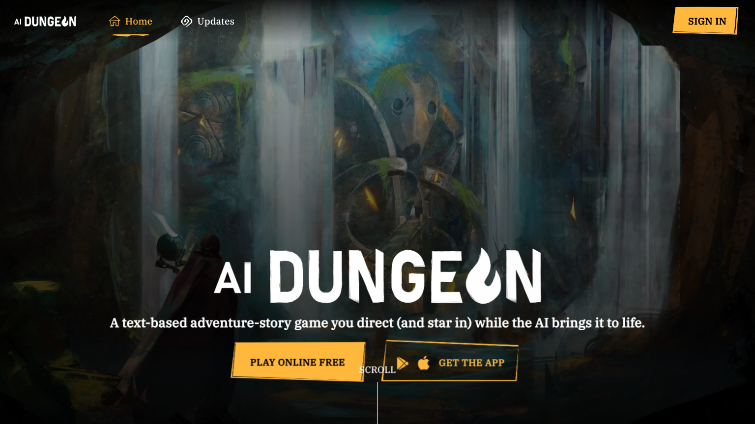 AI Dungeon - AI-generated Text Adventure Game - Appndo