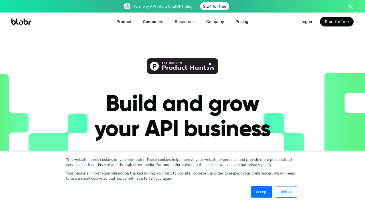 Blobr - Build and Grow Your API Business - Appndo