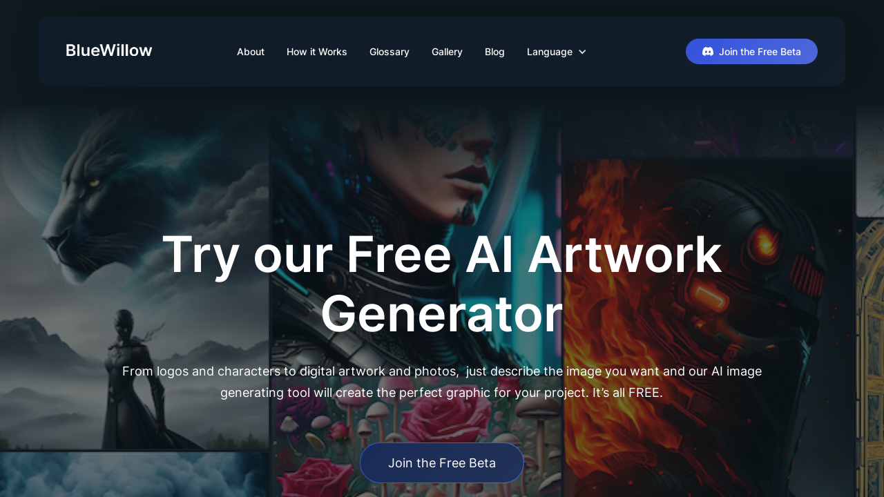 BlueWillow -  Free AI Artwork Generator - Appndo