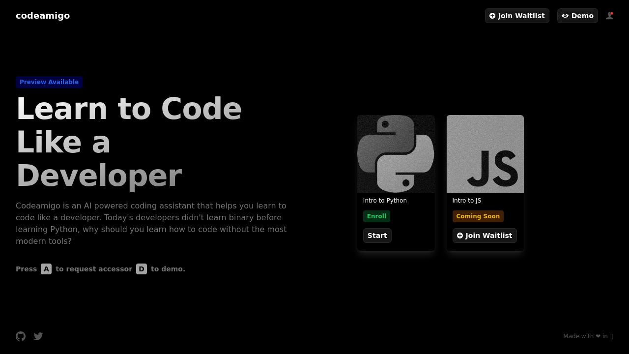 Codeamigo - Interactive tutorial teaches coding basics. - Appndo