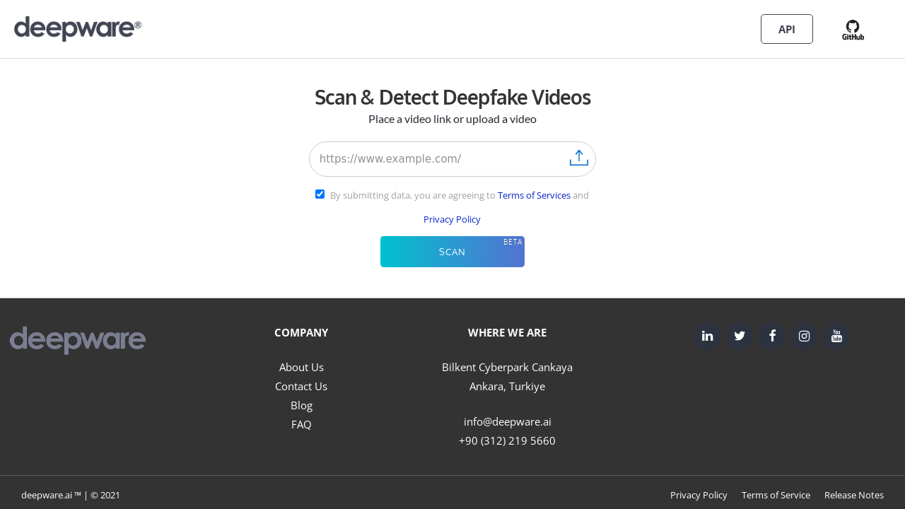 Deepware Scaner - Scan & Detect Deepfake Videos - Appndo