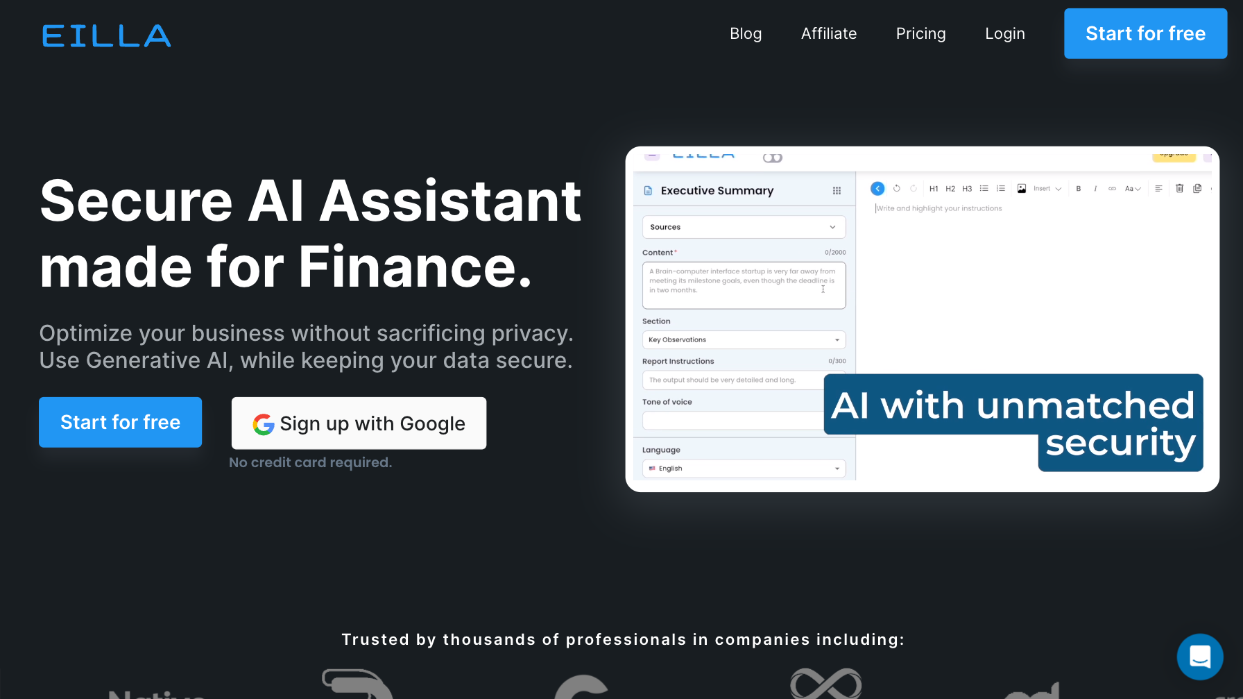 Eilla - AI Content Generation Assistant - Appndo
