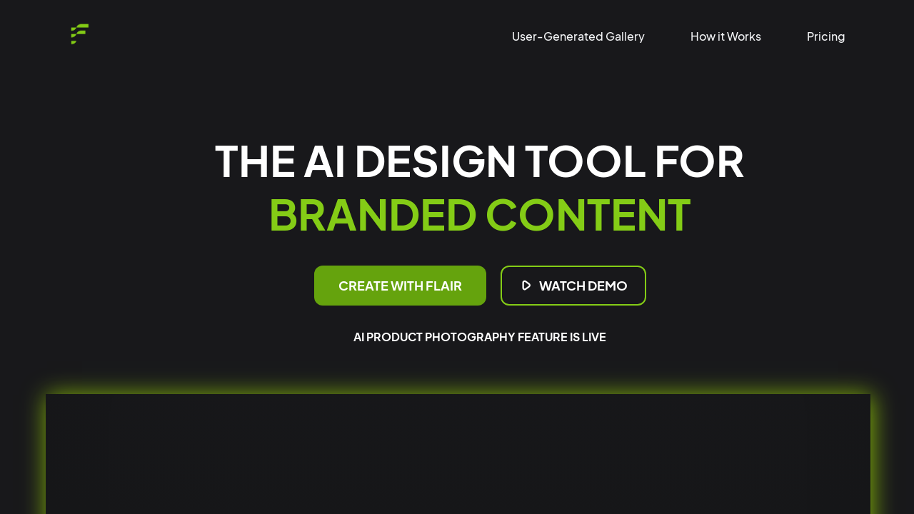 Flair  - AI Design Tool for Creating Branded Images - Appndo
