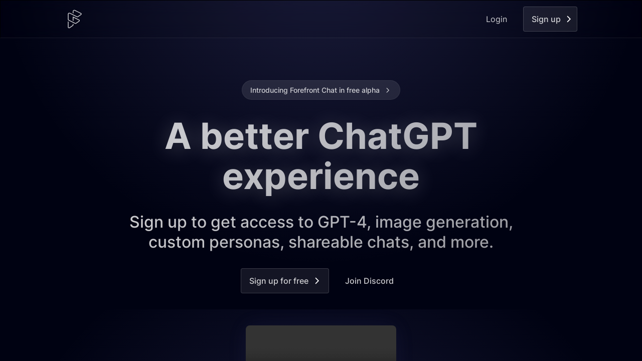 Forefront - A Better ChatGPT Experience - Appndo