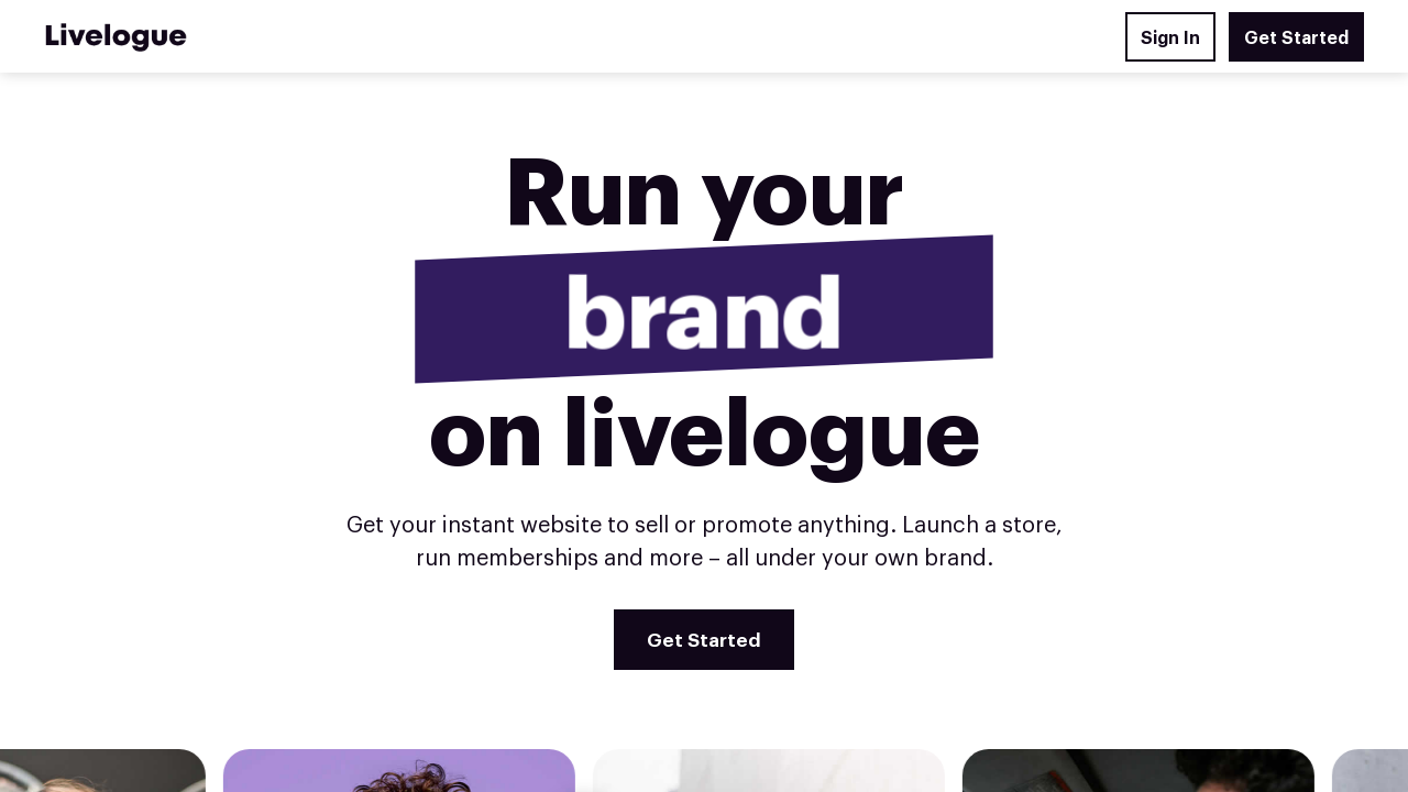 Livelogue - Get an Instant Website to Sell or Promote Anything - Appndo