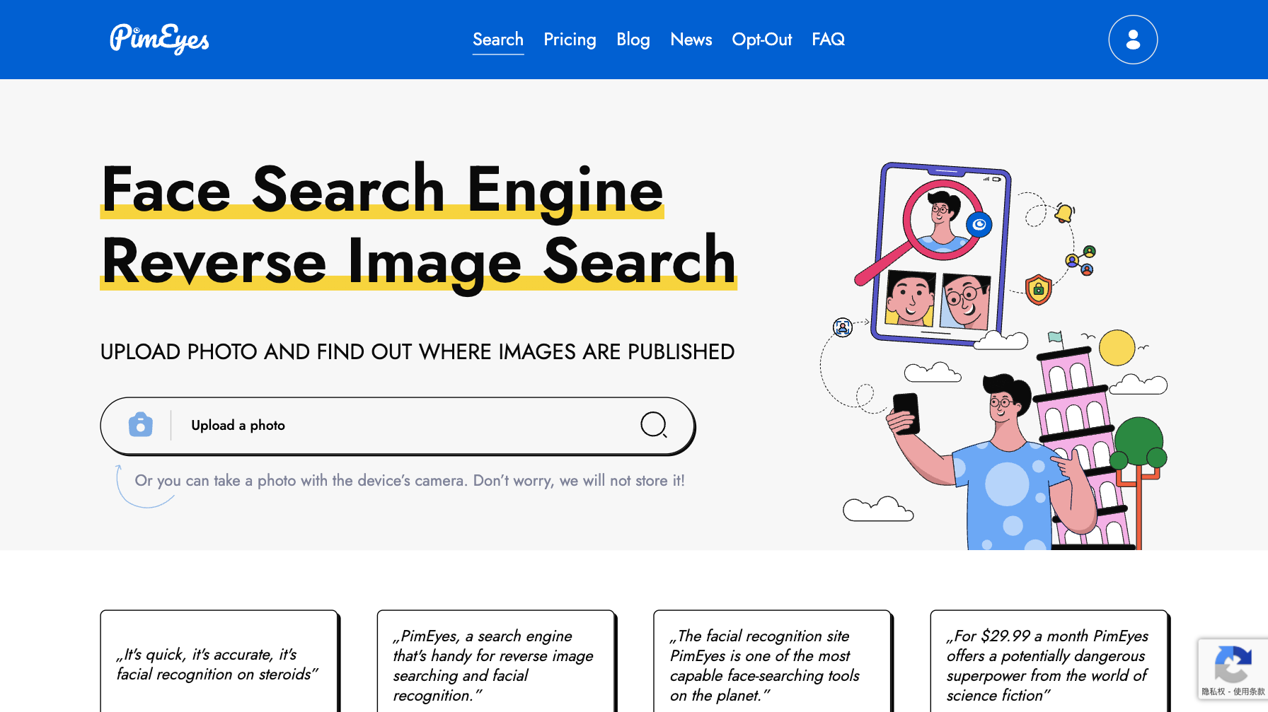Pimeyes - Online Face Search Engine - Appndo