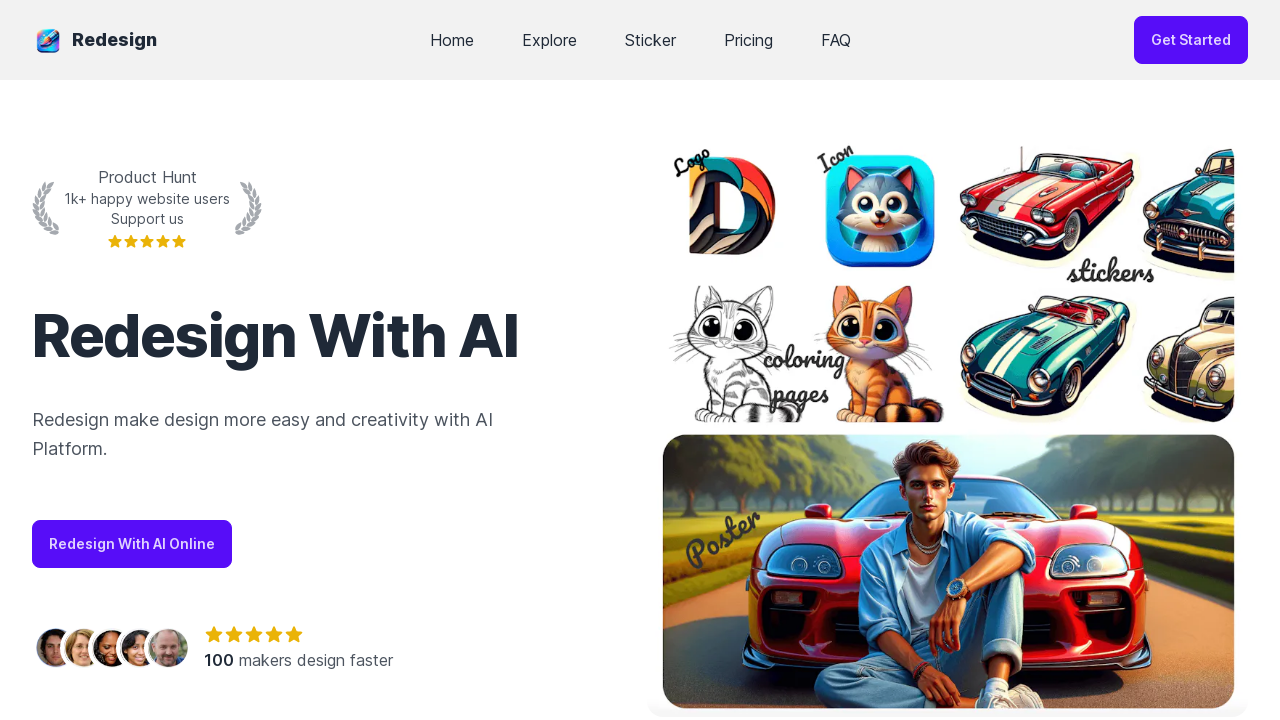 Redesign with AI - Redesign make design easier and creativity with AI Platform. - Appndo
