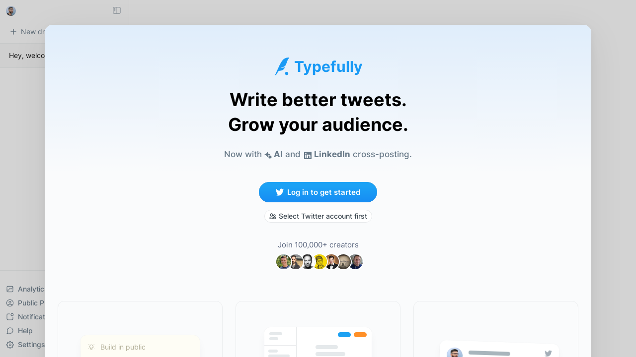 Typefully - Twitter Tweets Writing tool  - Appndo